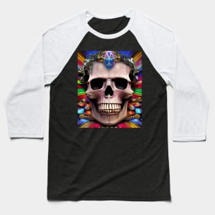 magic skull Baseball T-Shirt